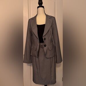 XOXO Tailored Modern Gray 2PC Business Suit Size M